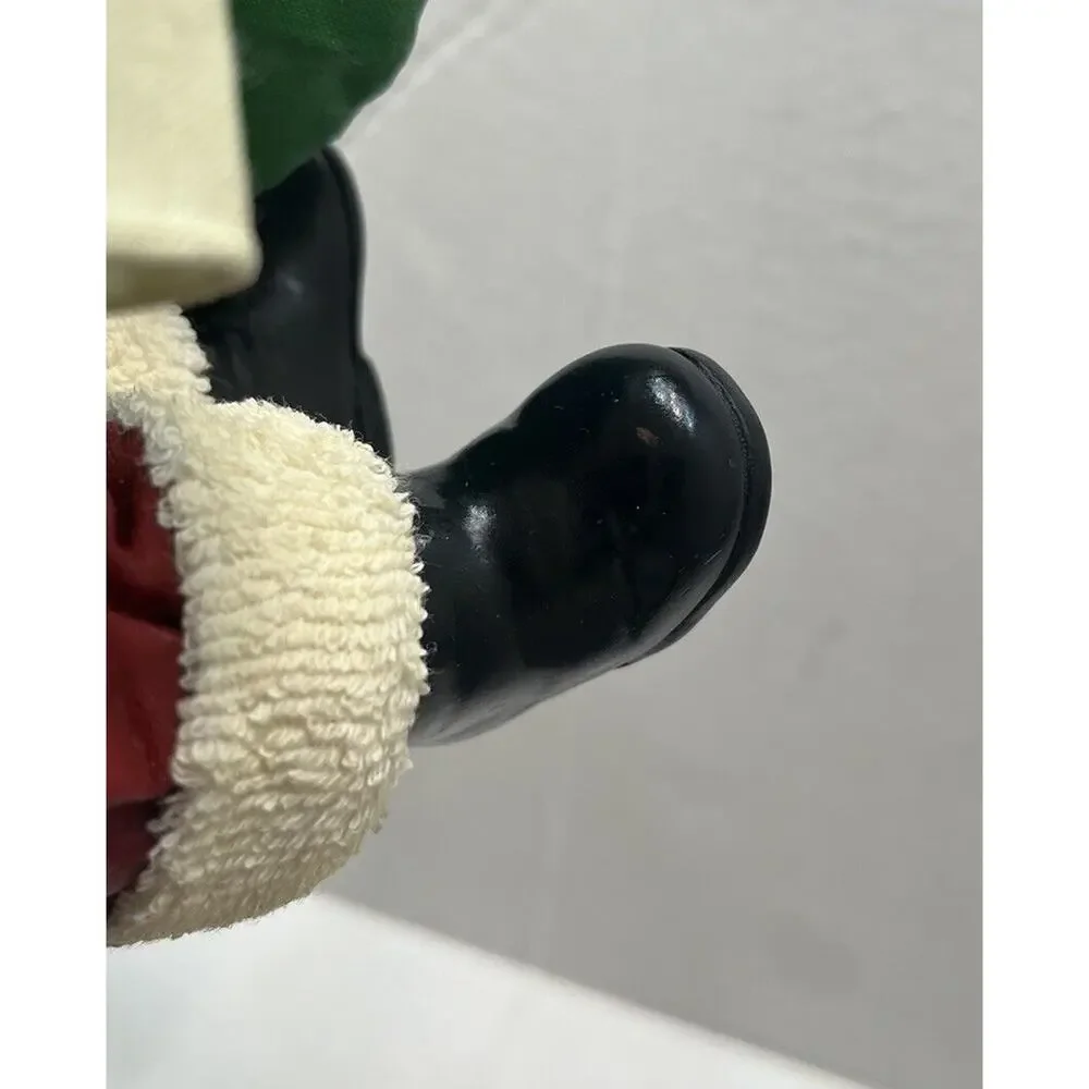 San Francisco Music Box Co Santa Claus Coming to Town Figurine Decor~ Bag & List